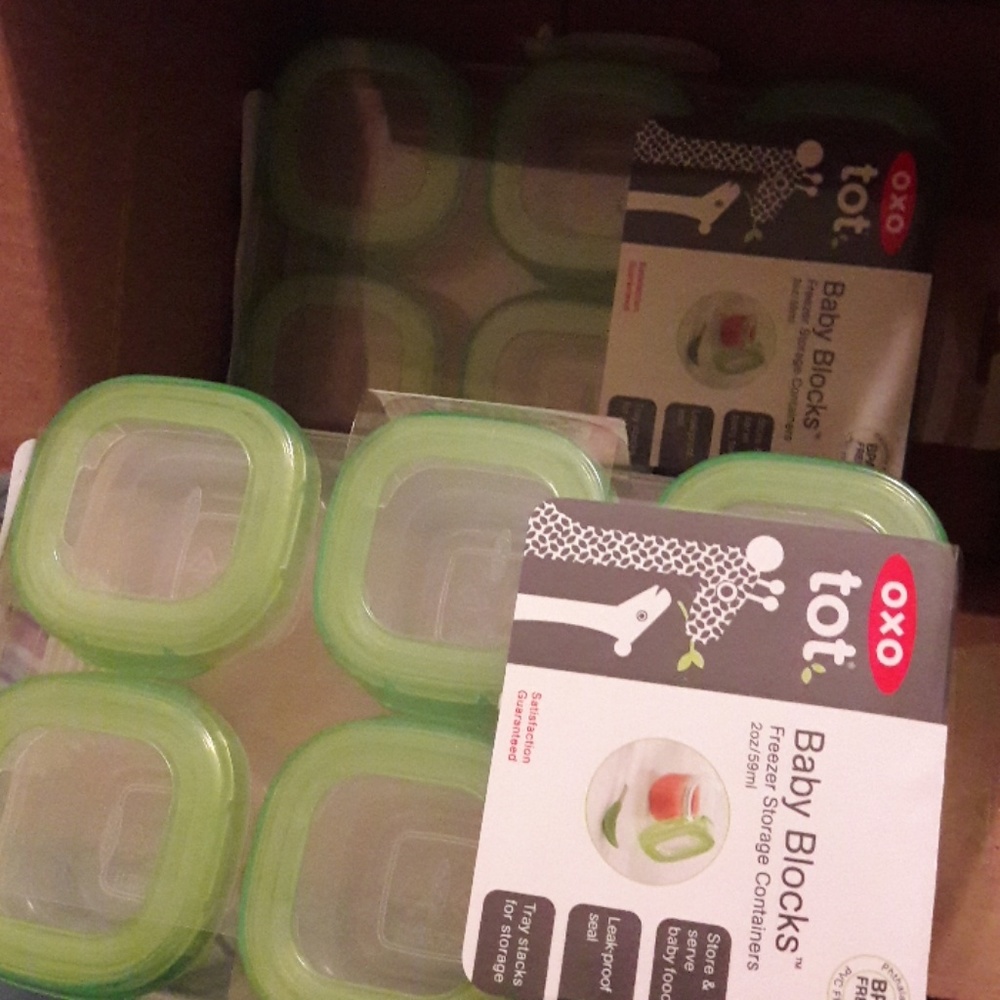 2 new in box oxo baby blocks